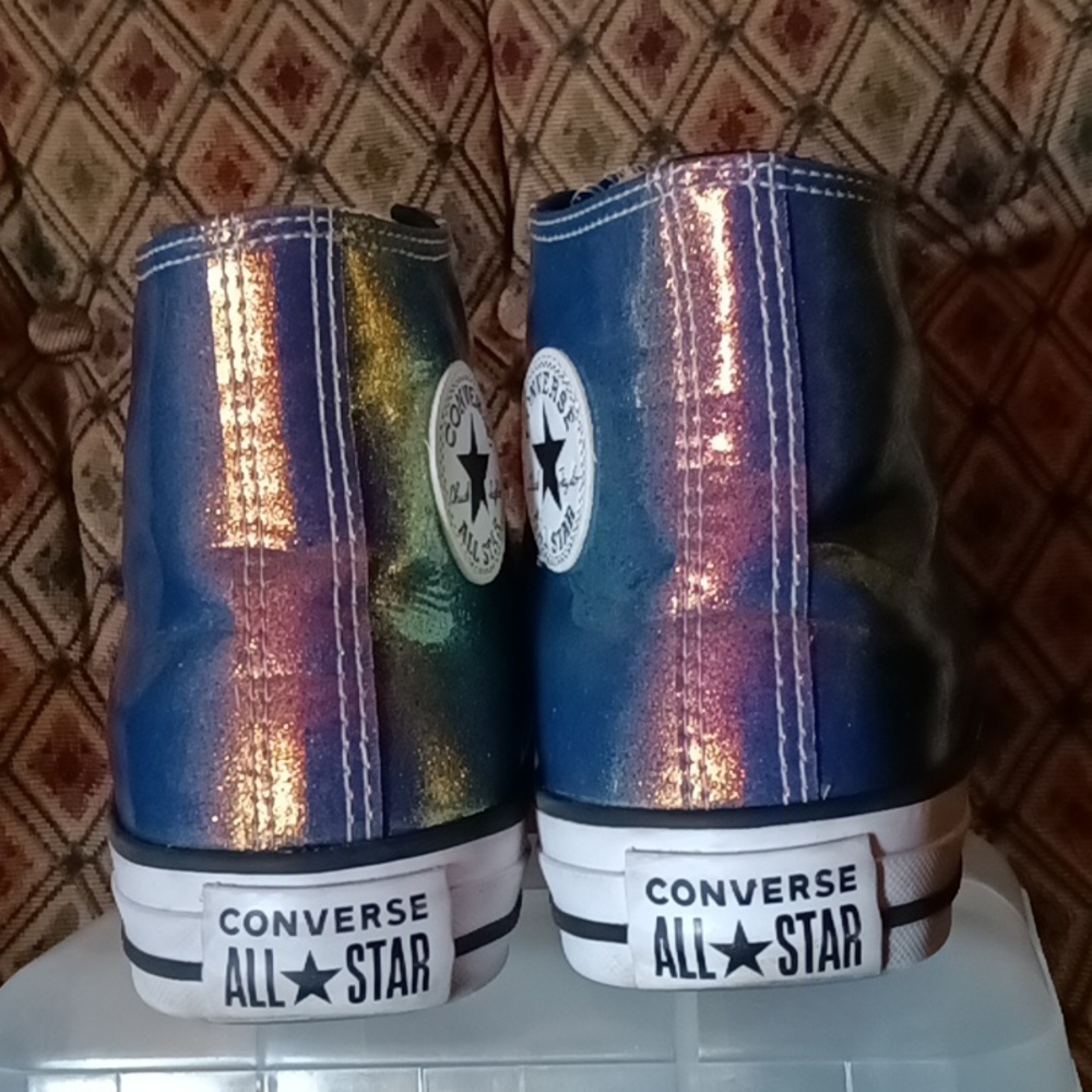 EUC Converse All Star Color Changing Sneakers Hightops Shoes 8